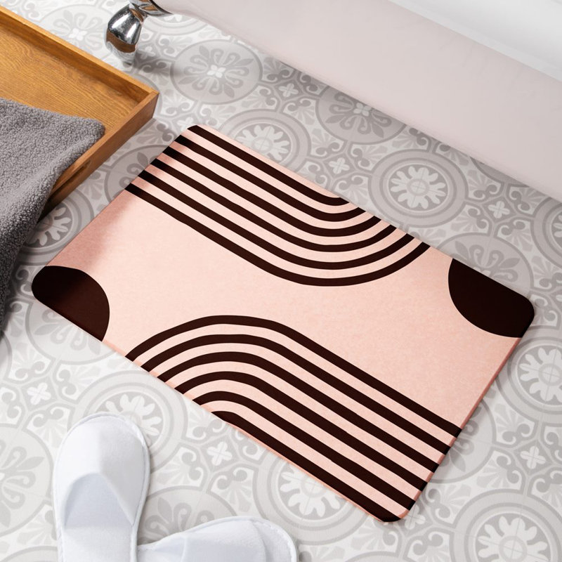 Non-Slip Shower Mat, Pink