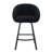 Absalom Modern Swivel Upholstered 26.6" Sherpa Counter Stool with Metal Frame-839629861-830408050