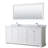 Avery 80'' Double Bathroom Vanity with Stone Top with Mirror-41604561-80214062