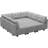 Buckleton 9 - Piece Velvet Upholstered Sectional Sofa Bed Convertible Modular Sofa Living room Storage Couch, 9 Single Storage Seat-706932371