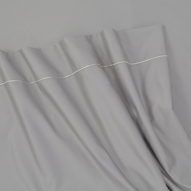 Supima 100% Cotton Standard Sheet Set, Limestone, Queen Sheet Set with 2 Pillowcases