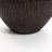 Brown V-Pattern Polyresin Round Planter-470340638