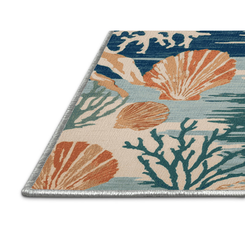 Tapis lavable Coastal Living Plus, Rond 7 pi