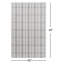 Tapis gris clair / avoine / gris tissé à plat à la main Louisa-2054371007