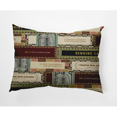 Housse et insert de coussin rectangulaire Cigare
