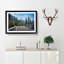 Winter Forest Road - Picture Frame Painting Print-55612918-55612923