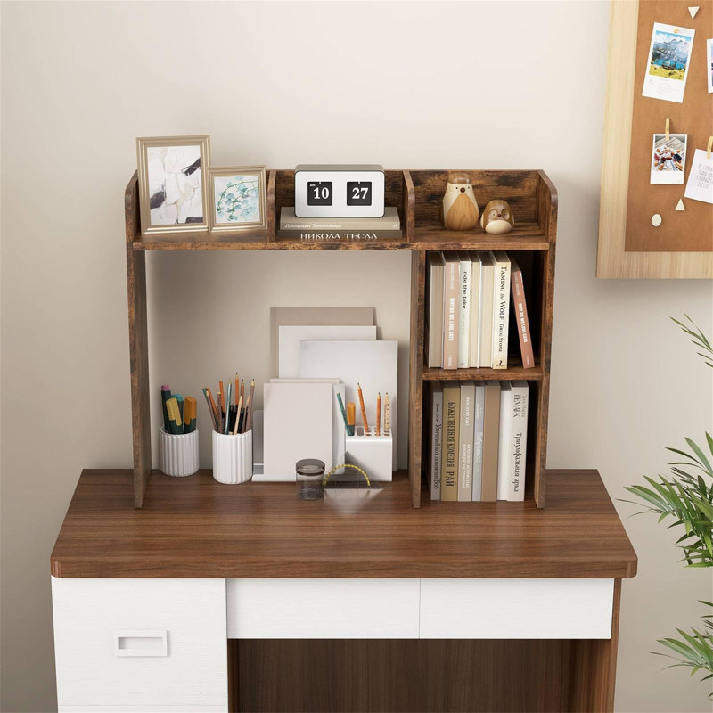 Rosol 74cm H x 94cm W Particle Board Bookcase