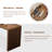 Walnut L-Shaped Solid Wood desks-107434622