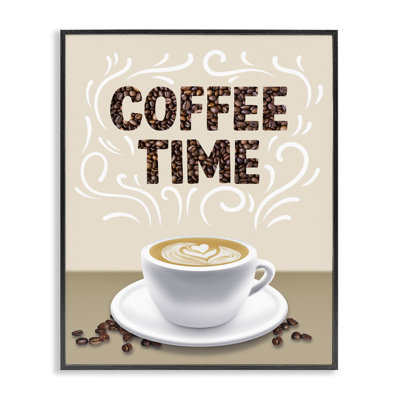 Traditional Coffee Time Brew Framed Giclee, design by Marcus Prime
