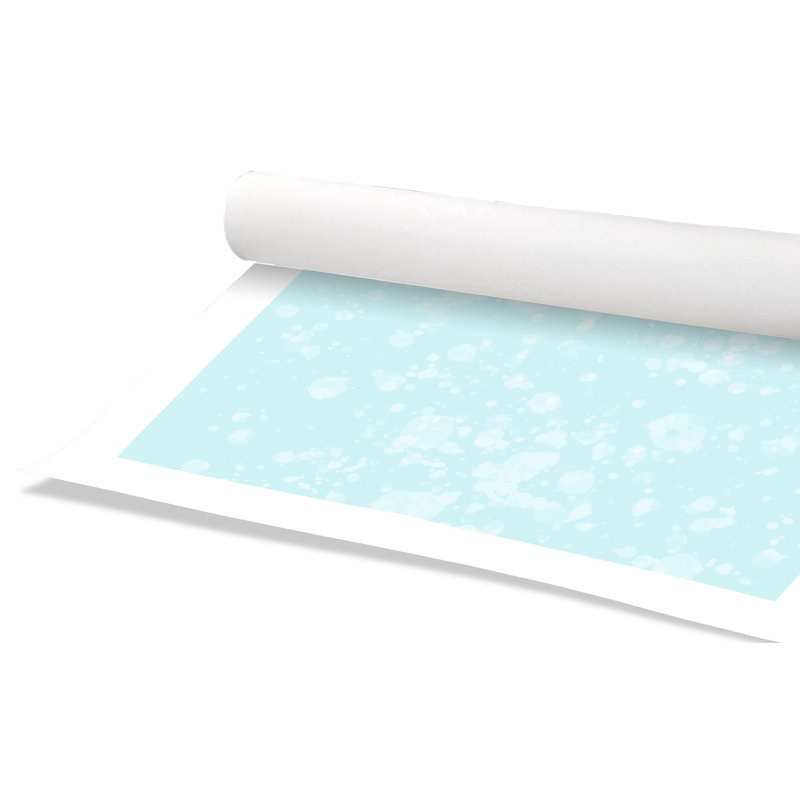 Impression sur papier de bulles fantaisistes, H 36 po x l 24 po x P 1 po, Papier