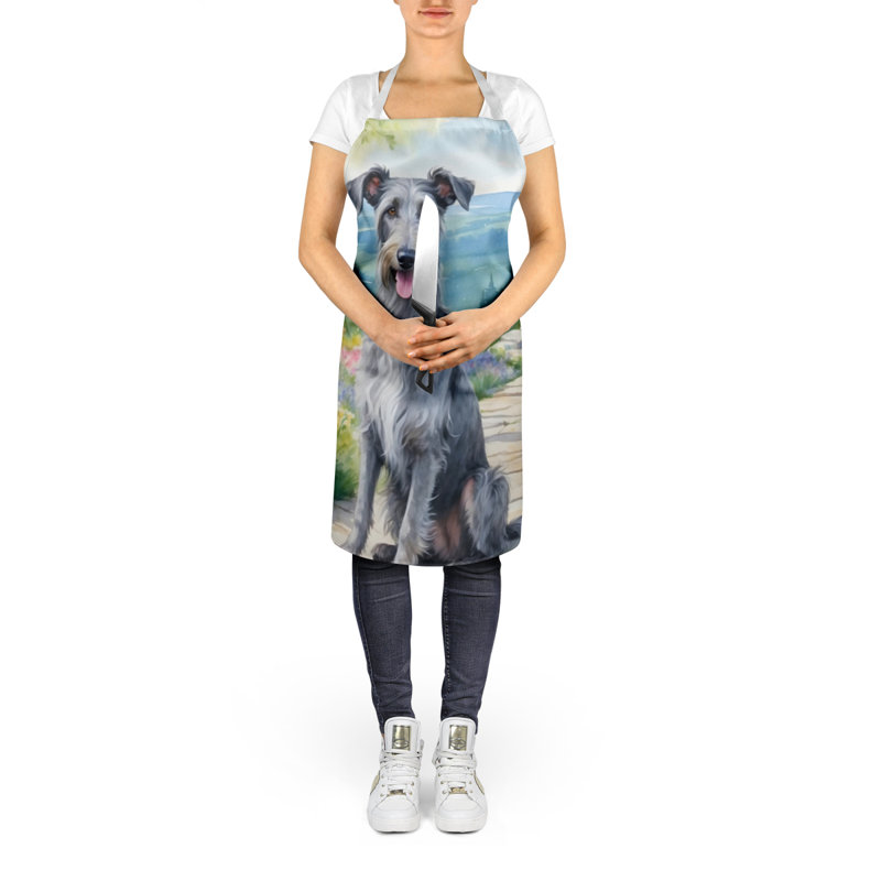 Tablier Scottish Deerhound Spring Path
