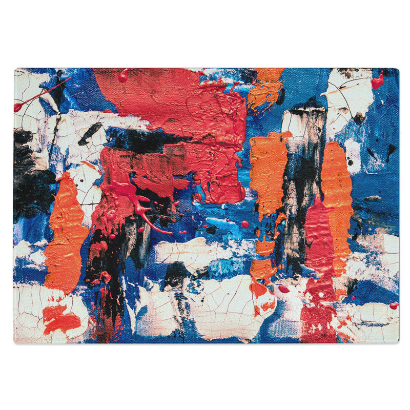 Tempered Glass Art Painting Vol.322 Chopping Board, 39 cm W x 28.5 cm L
