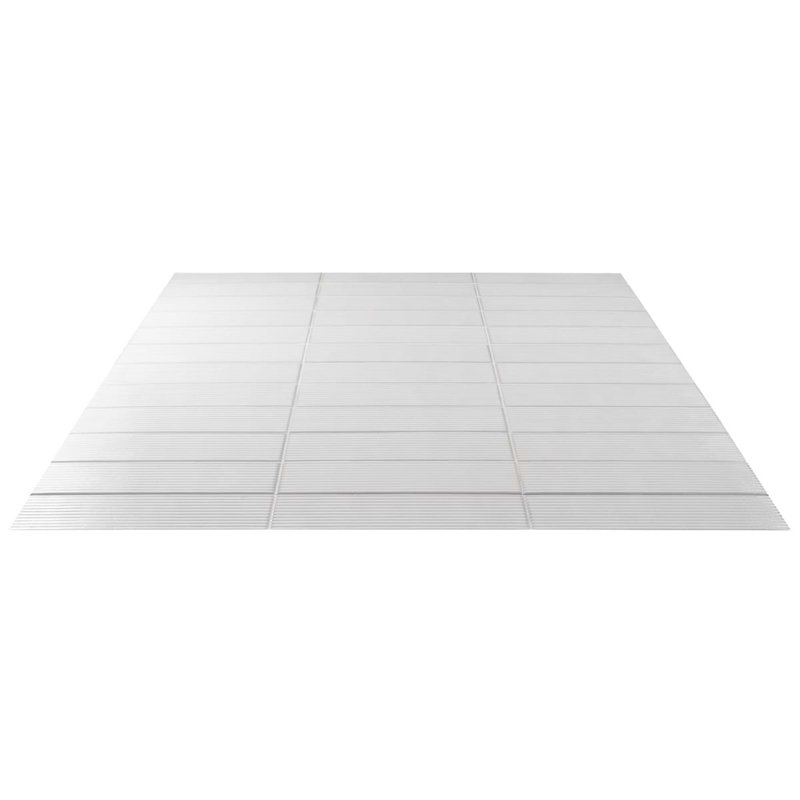 Stacy Garcia ArtBlock Fluted 4x16 Glossy Porcelain Tile, Bianco