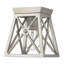 Plafonnier encastré géométrique 6 po 1 lumières Tomaso-487101941-487101940