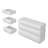 Modern 6-Drawer Chest of Drawers with Handle-Less Design and Wide Storage-779212737