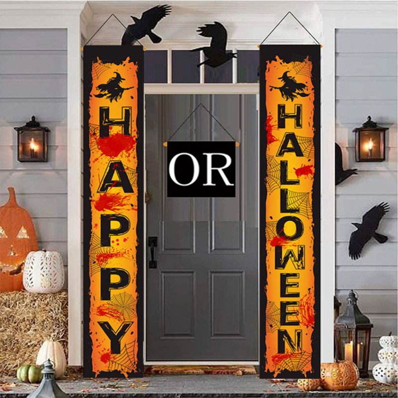 Halloween Couplet Halloween Party Decoration Flag
