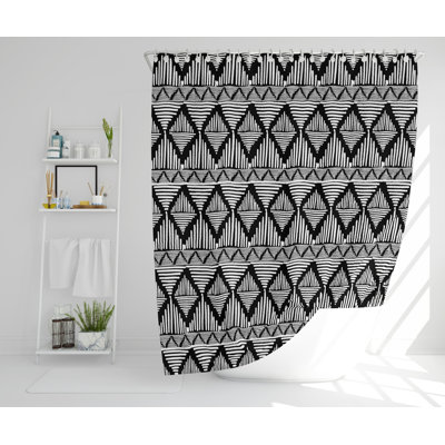 Bowning Polyester Single Shower Curtain