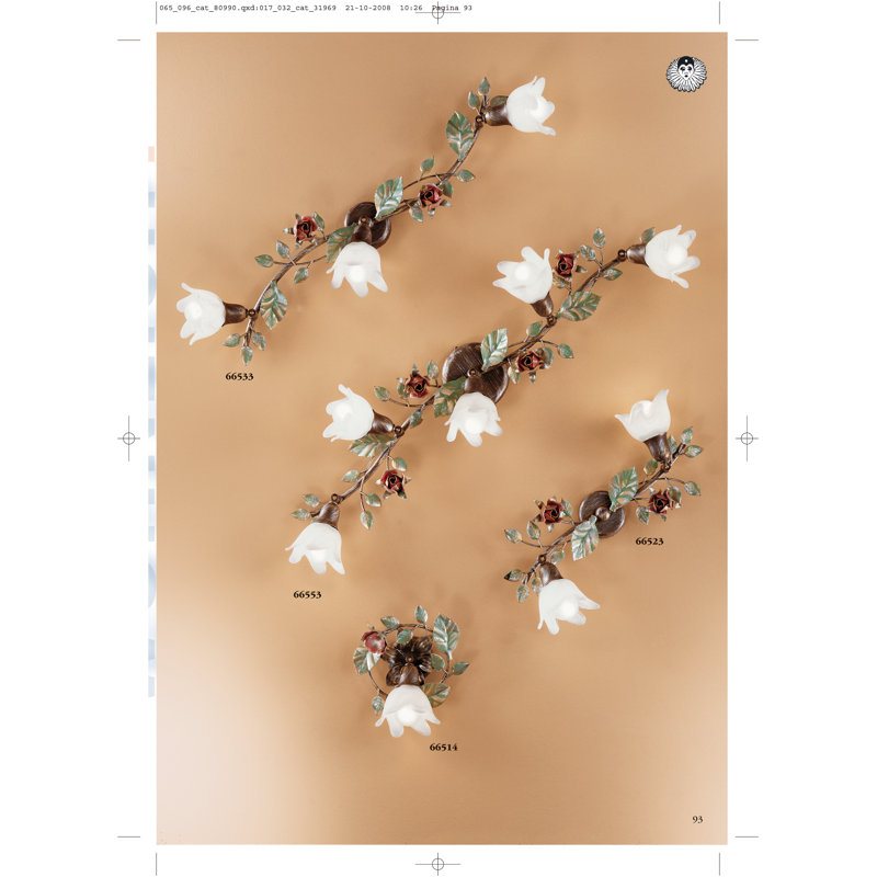 Lilas Glass Flush Mount