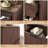 Nightstand with 2-Drawer, Wooden  Fluted Bedside Table with 1.97"-Thick Side Panels and Faux Marble Top-545701115-545701113
