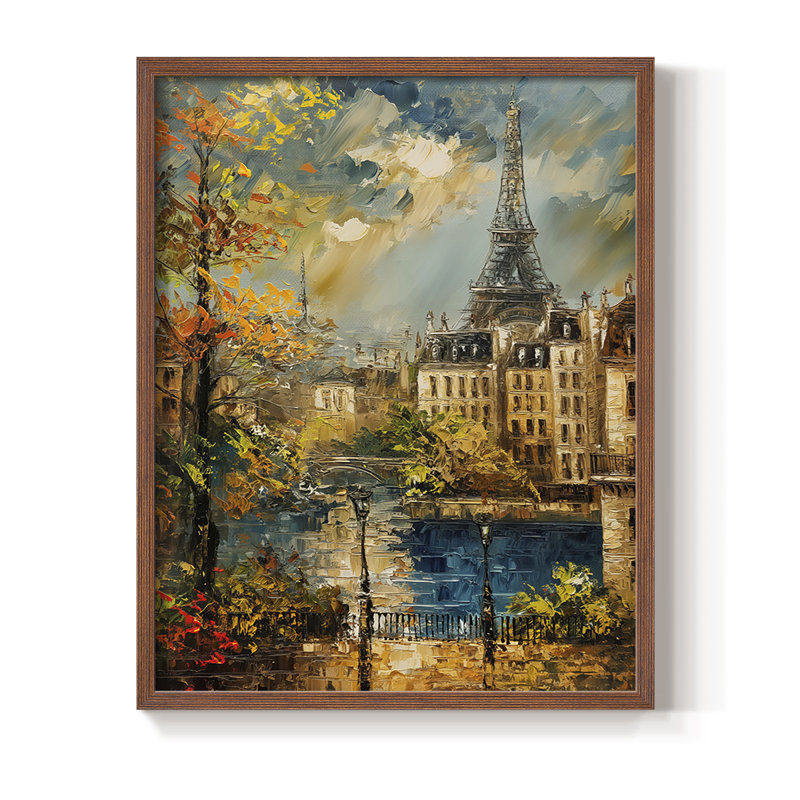 "Paysages de la série CCLXVI", Noyer, H 21 po x l 17 po