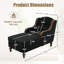 Chaise longue en chenille-1305739151