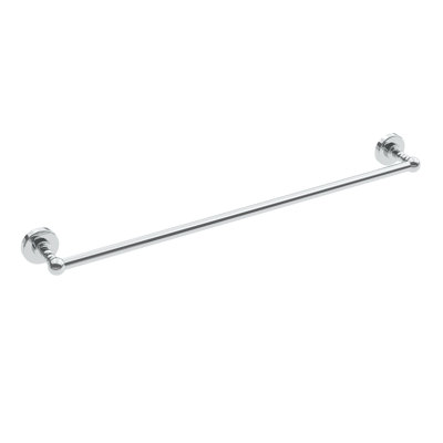 Ember Wall-Mounted 24" Towel Bar - Chrome, Premium Brass Construction, Installation Hardware Included