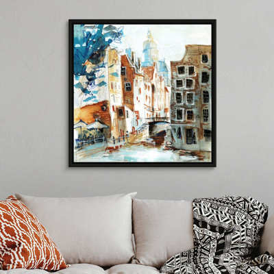 Amsterdam-Armbrug par Eleanor Doughty-reproduction d’art sur toile