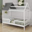 Lit simple en bois en forme de maison-1767263669