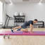 Tapis de gymnastique épais multicolore 4 pi x 10 pi x 2 po Polar Aurora