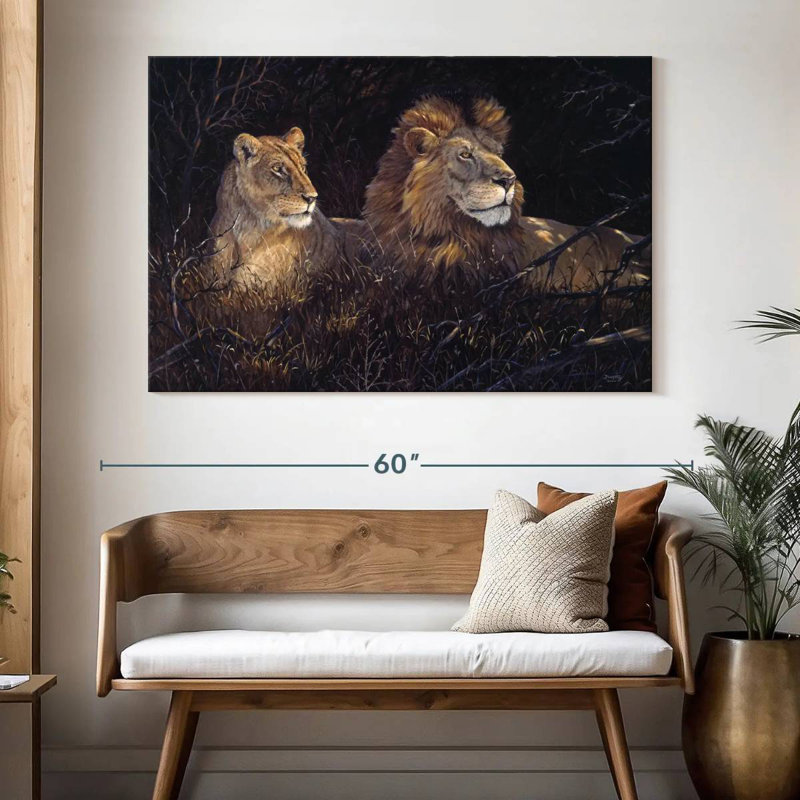 Brampt In Deep Shadows, 34" H x 51" W