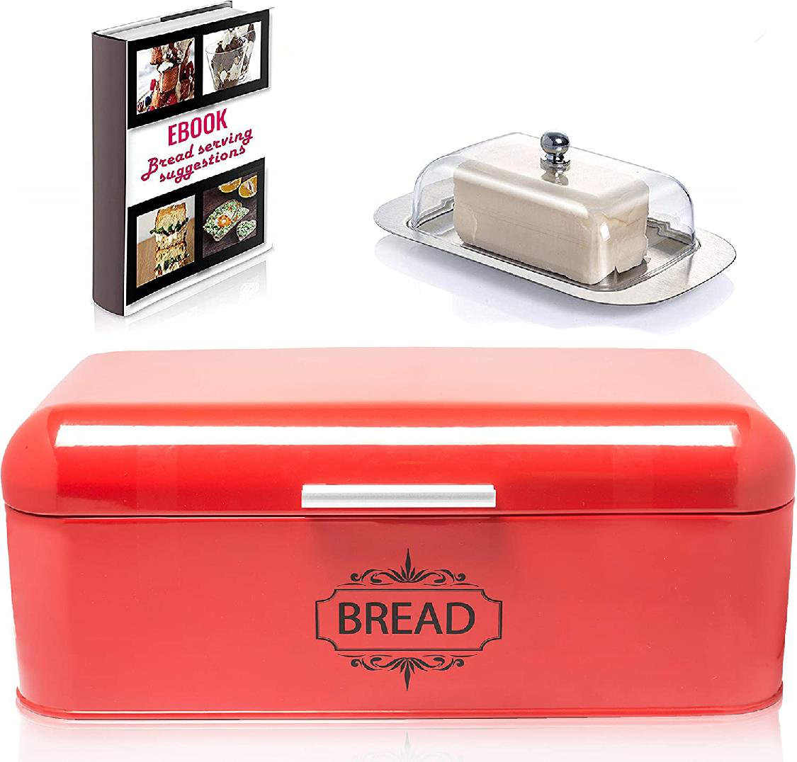 Plastic Storage Box Bread Boxes Food Storage Containers Bread