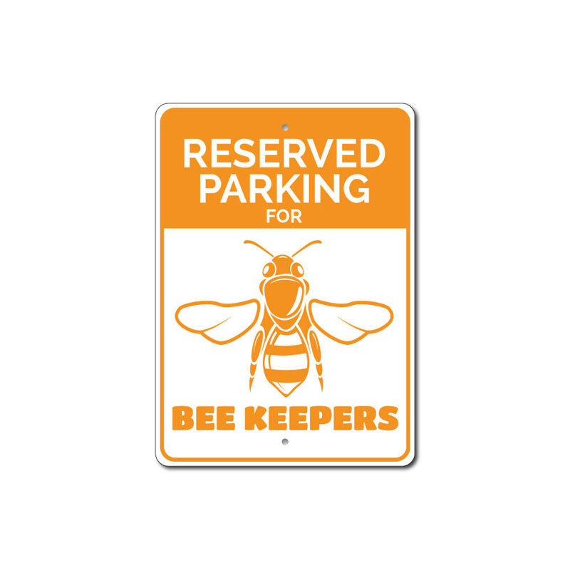 Enseigne d'abeille en aluminium, H 18 po x l 12 po x P 0,06 po