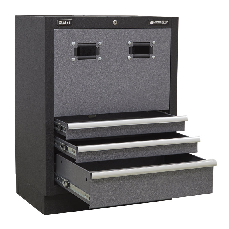 Metal Single Storage Cabinet ( 91cm H x 68cm W x 46cm D)