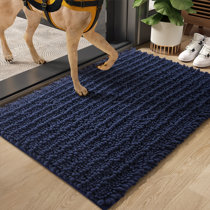 Nestwell Chrome Plush Skid Resistant Bath Rug