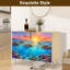 Buffet buffet avec rangement vibrant Coral Reef avec 2 portes pour le salon et la cuisine