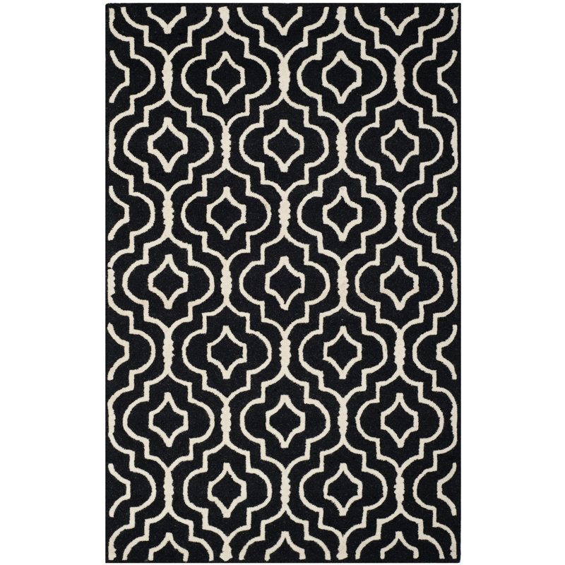 Tapis en laine touffeté à la main Cannen, Rectangle 2 pi 6 po x 4 pi