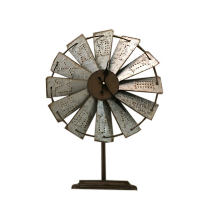 Horloge de table en métal