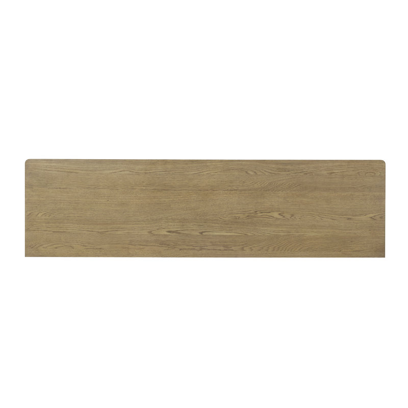 Catalina 72'' Distressed Wood and Black Metal Sideboard