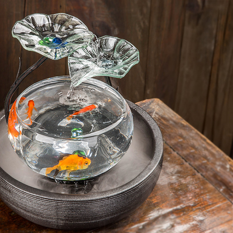 Aquarium en verre et fer
