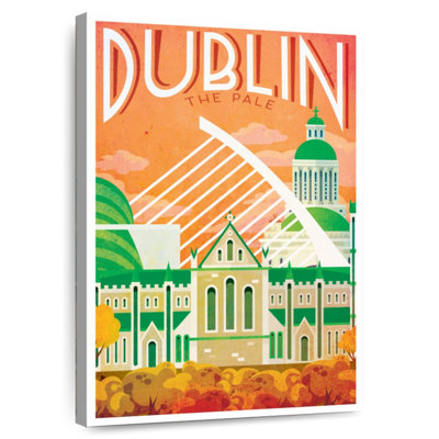 Affiche rétro de Dublin, Dublin