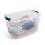 Bacs de rangement transparents avec couvercles Rubbermaid-101700735