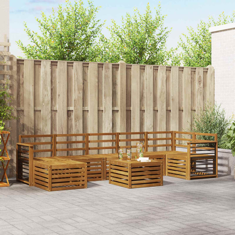306cm Wide Patio Sectional Set