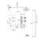 Système de douche complet thermostatique de luxe avec valve brute-69597752