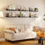 Wall Mounted Hanging Shelves For Bedroom, Bathroom, Living Room, Kitchen