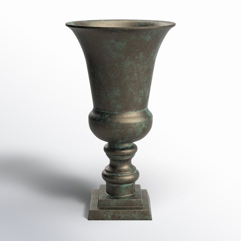 Epernay Metal Table Vase, 16.9" H x 9.5" W x 9.5" D