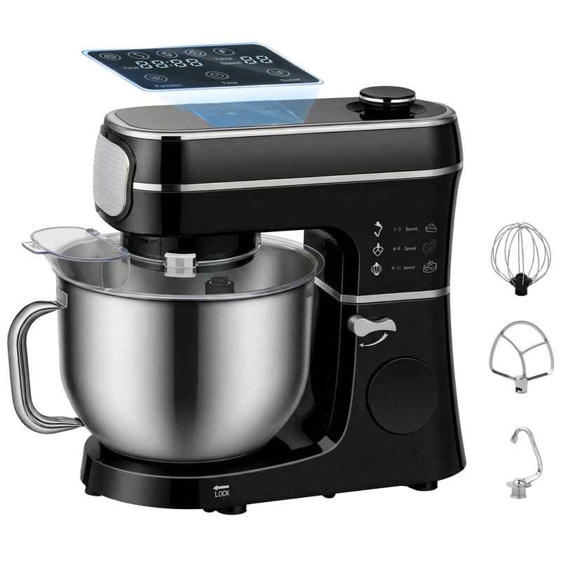 HOMCOM Stand Mixer, Black