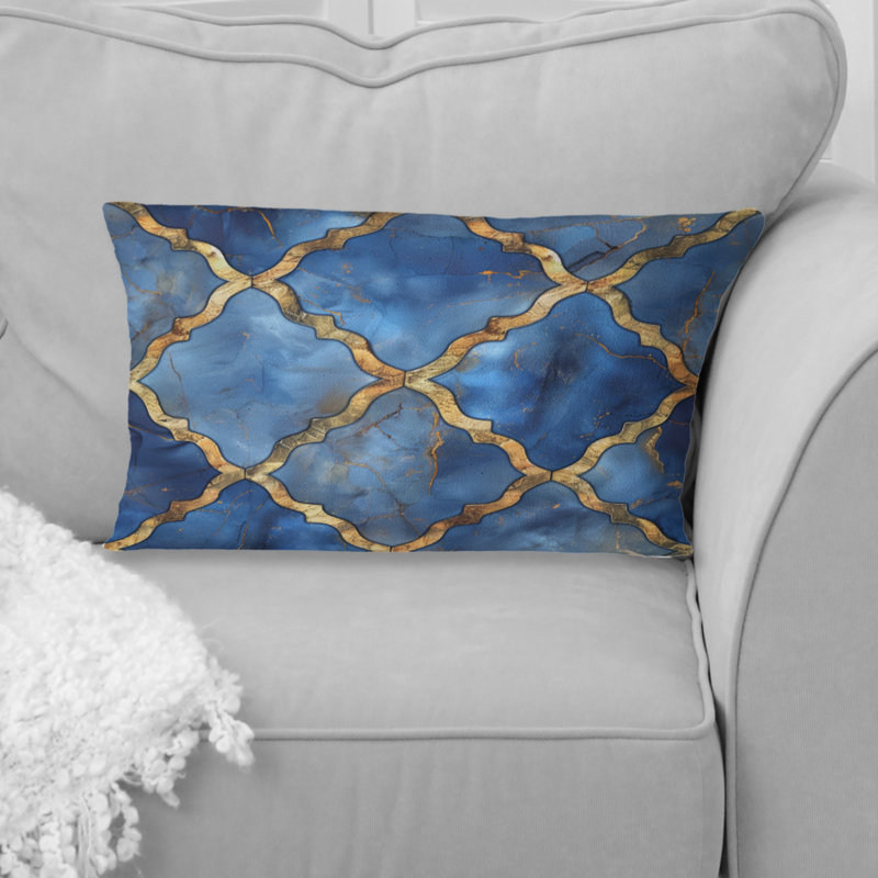 Coussin lombaire Glam Quatrefoil III - Glam