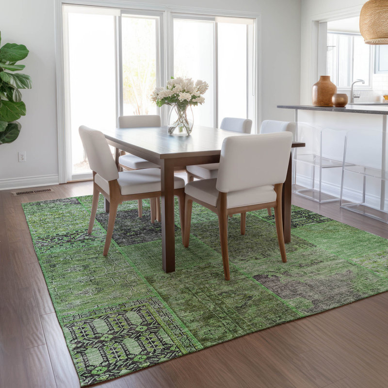 Tapis intérieur / extérieur Maliq, Rectangle 2 pi 6 po x 3 pi 10 po