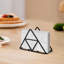 Porte-serviette triangulaire noir