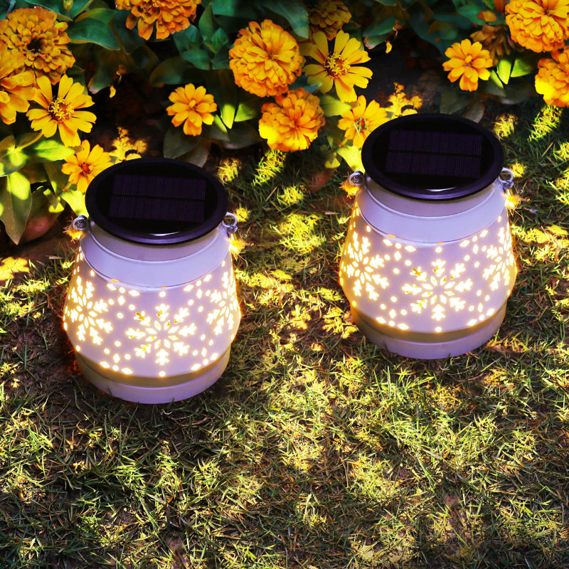 6.3'' Solar Powered Integrated LED Outdoor Lantern
